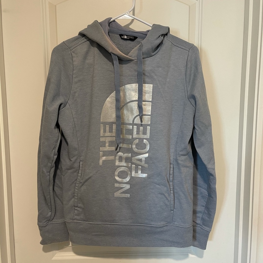 North Face Women’s Light Blue Hoodie